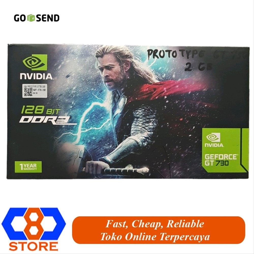 Vga Prototype Vga Nvidia Gt730 2gb Ddr3 128bit Direct X11 Vga Gaming Shopee Indonesia