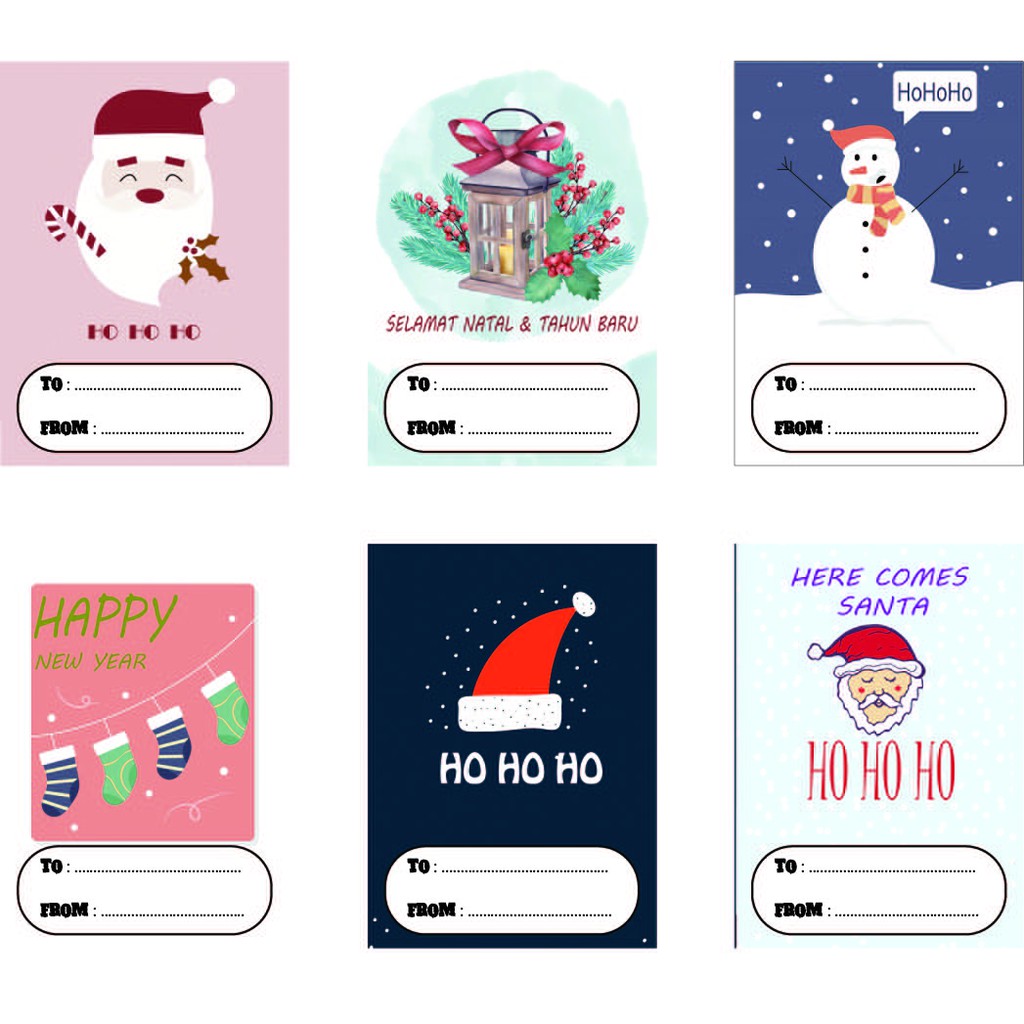 

hang tag natal | label |kartu ucapan |hampers | thank you card | label baju