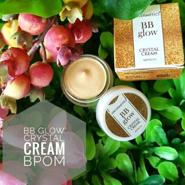 [ORI] BB CREAM WAJAH GLOWING SAMARKAN NODA HITAM MERATAKAN WARNA KULIT | BB Glow Crystal Cream BPOM