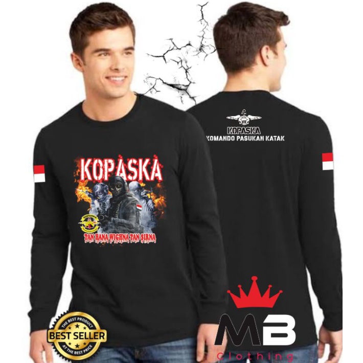 kaos Pria Kopaska baju kaos Kopaska kaos katun Kopaska kaos pria distro kopaska