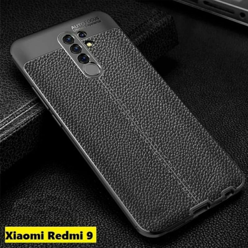 Leather case Xiaomi redmi 9 Softcase Auto focus kulit Redmi9