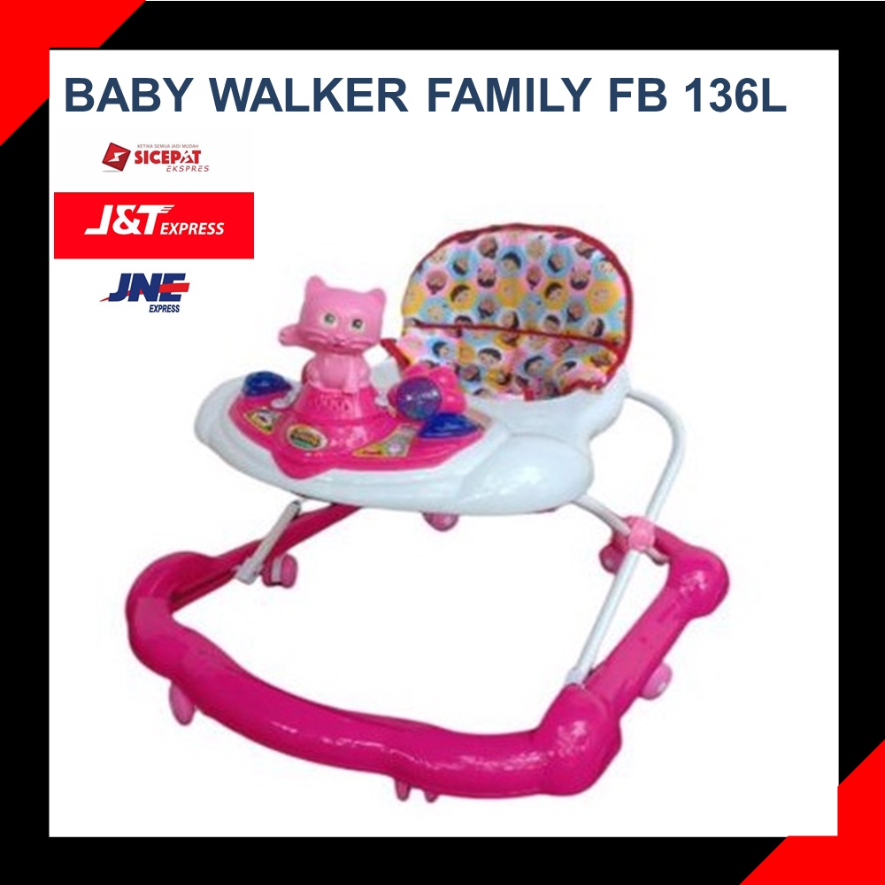 136 L Baby Walker Family FB 136 kucing Gledekan apolo Baby walker IORA BABY PMB BW 506