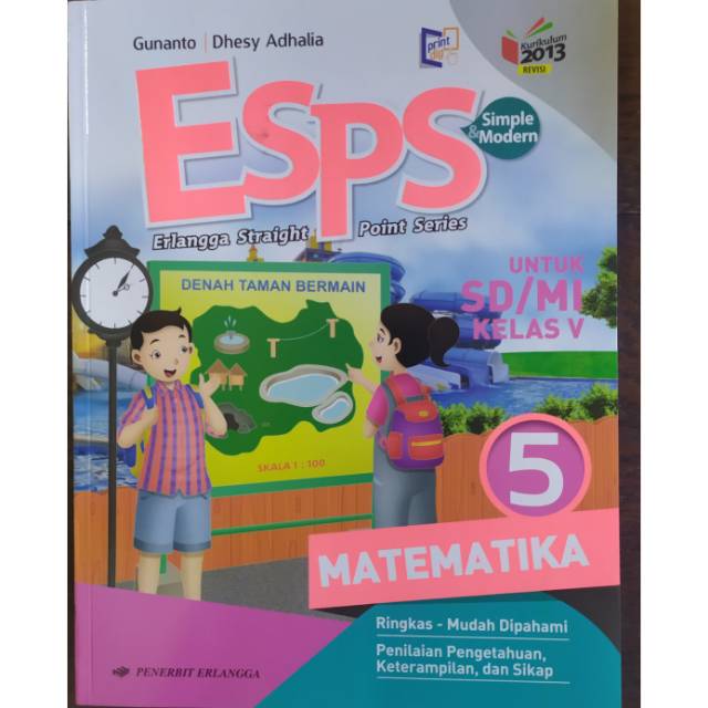 Esps Matematika Kelas 5 Sd Mi K13n Shopee Indonesia