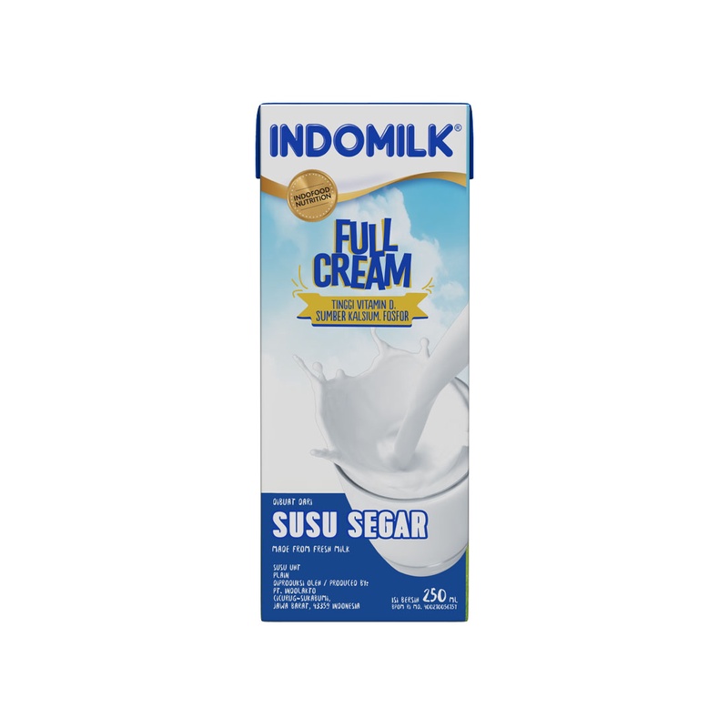 

Indomilk Susu Cair Uht Full Cream 250Ml - Alhanan/04