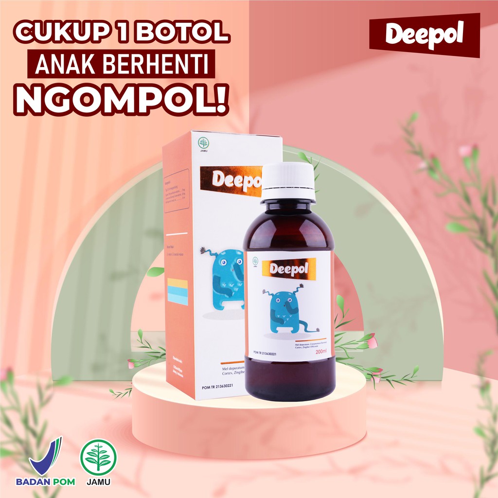 Madu Deepol - Madu Solusi Anak Ngompol Ompol &amp; Obati Kulit Akibat Ruam Popok Sakit Kulit Atasi Sembelit Redakan Perut Kembung Isi 200ml