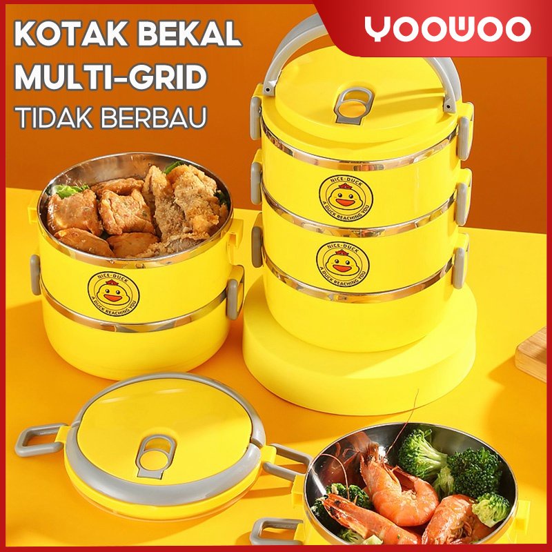 Lunch Box Set / kotak bekal makan /Tempat Makan /susun 2/3 lapisan tempat bekal makan