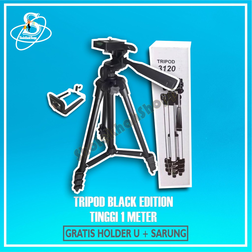 Weifeng Tripod 3120 - Tripod HP dan Kamera Universal +    Free Holder U