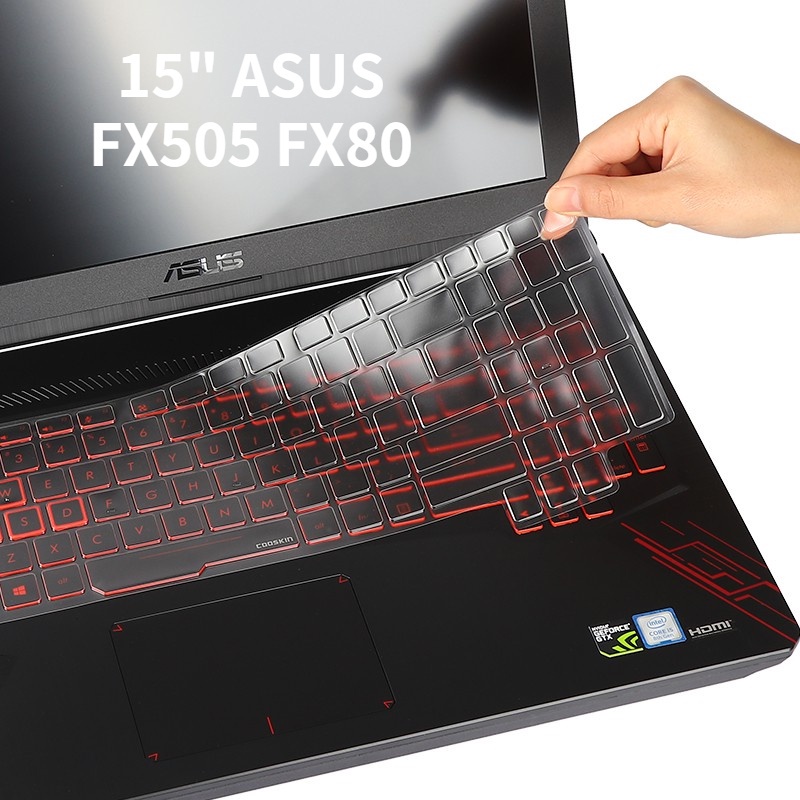 Asus Tuf Fx505D Cover Pelindung Keyboard Gaming 15.6 Inch Bahan Silikon Untuk Rog Fx63 Fx80 Fz63 Zx63