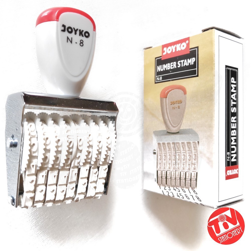

Cap Stempel Numbering Joyko Number Stamp N-8 (8 digits)