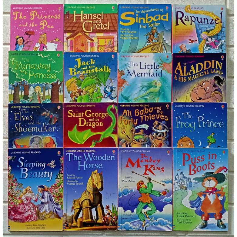 Usborne Young Reading Set 16 Buku (Ori, Bekas, Preloved)