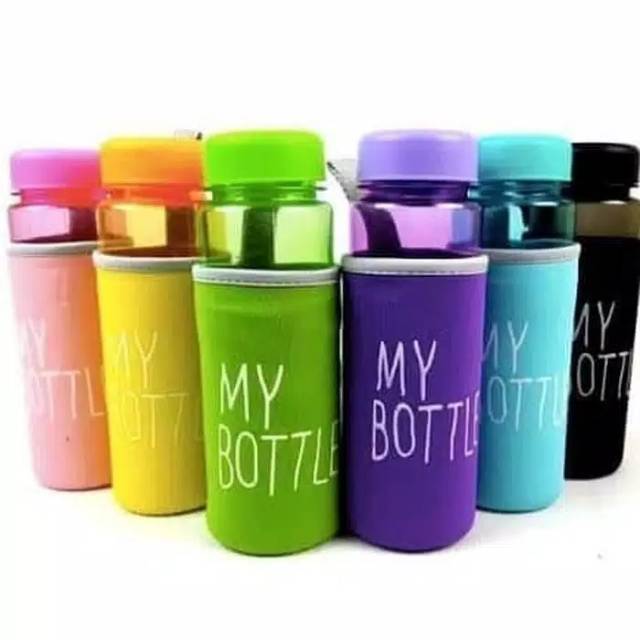 Botol minum MY BOTTLE pouch busa New warna /infused water botol minum plastik