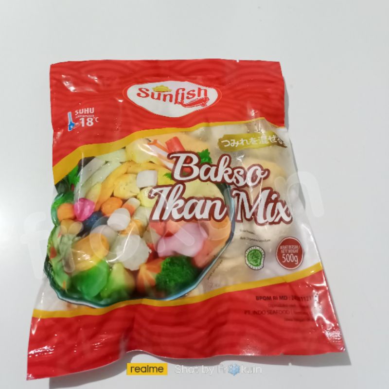 

Sunfish Bakso Ikan Mix 500gr - frozen food murah