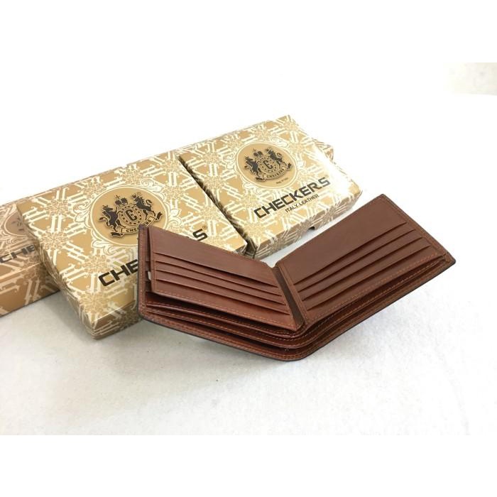 Dompet Kulit Checkers 68N - asli