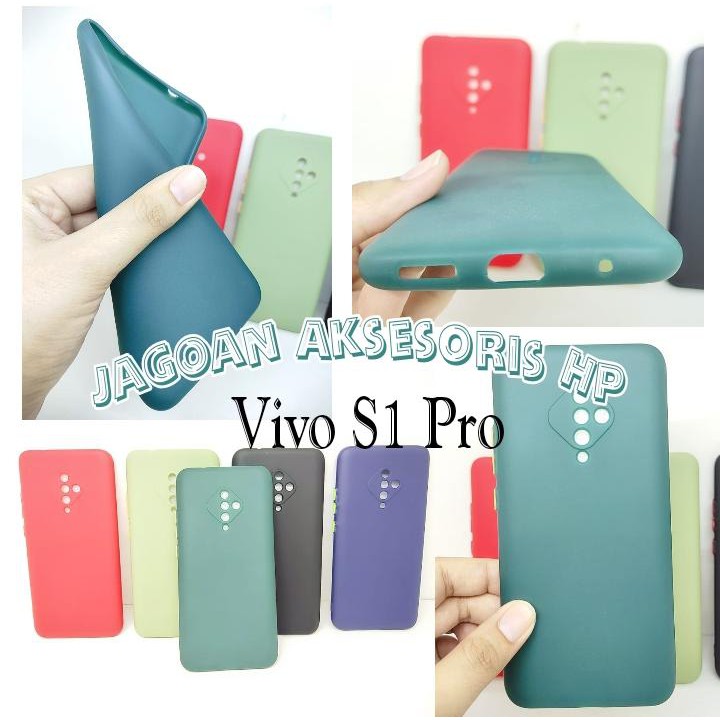 SMPC TPU Vivo S1 Pro 6.38 inchi SoftCase Macaron Protection Camera inch SoftCase Macaron Protection