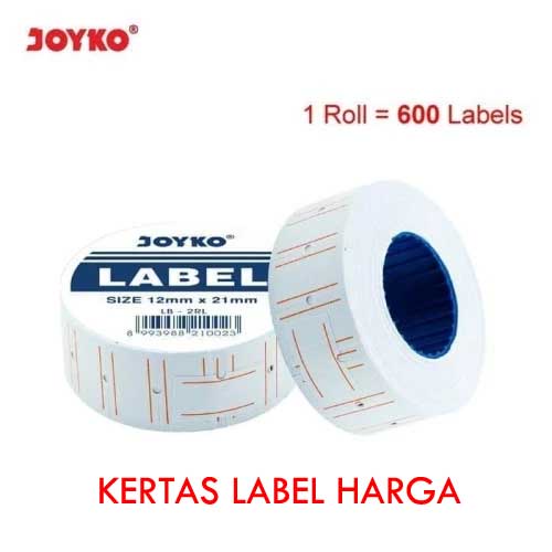

Kertas Label Harga JOYKO 1 baris ( Price Labeller 5500M )