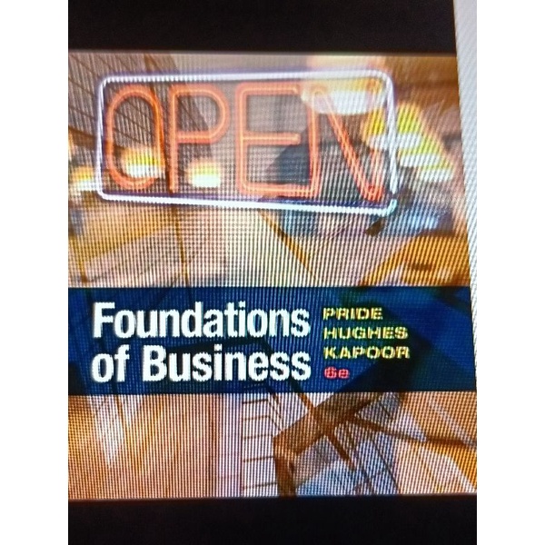 

foundation of business 6e by pride