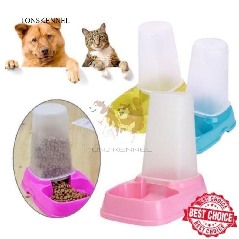 DISPENSER TEMPAT MAKAN &amp; MINUM KUCING ANJING CIG AUTO PET FEEDER TEMPAT MAKANAN MINUMAN OTOMATIS