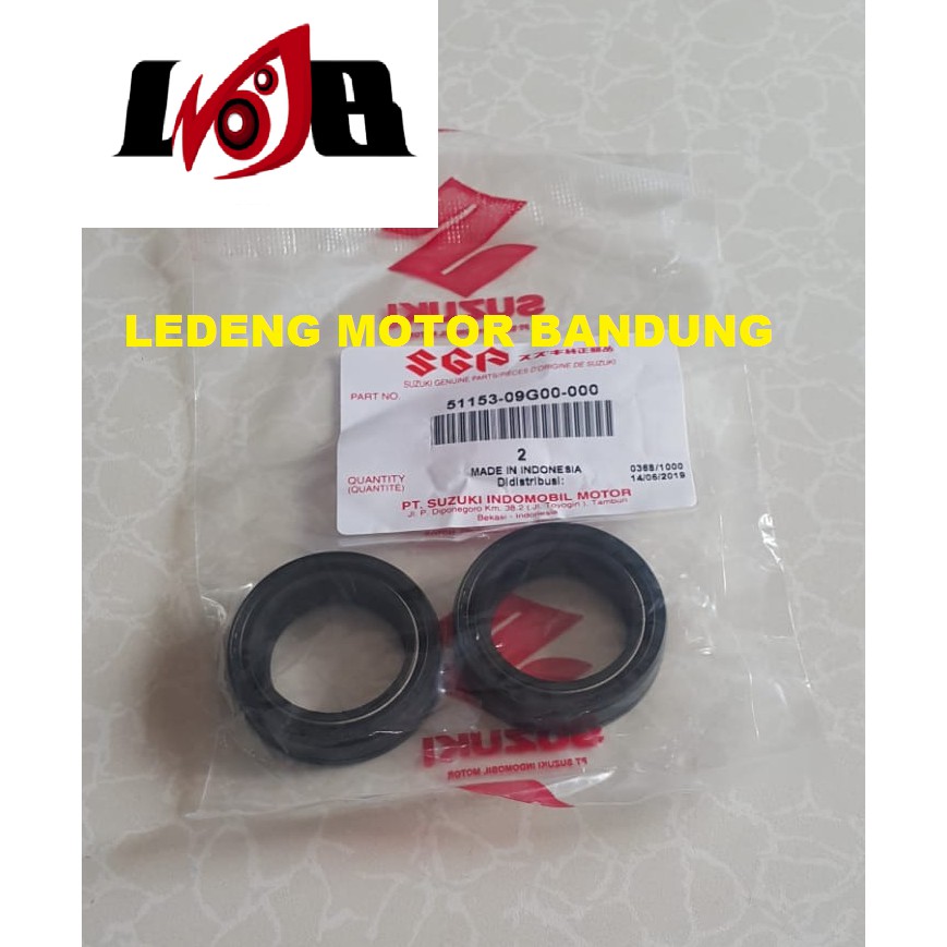 Original Suzuki Karet Seal Shock Depan 26-37-10,5 Motor Bebek Matic