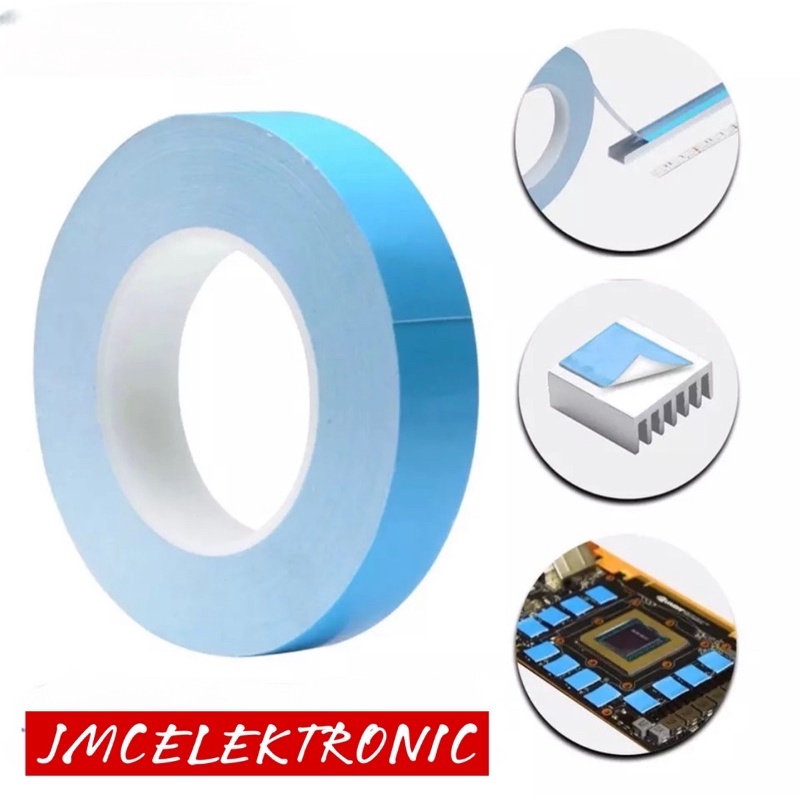 1 ROLL PEREKAT DOUBLE TAPE LED BACKLIGHT , PEREKAT IC CHIPSET , PCB , CPU , HEAT SINK 3mm/5mm/9mm/13mm/18mm