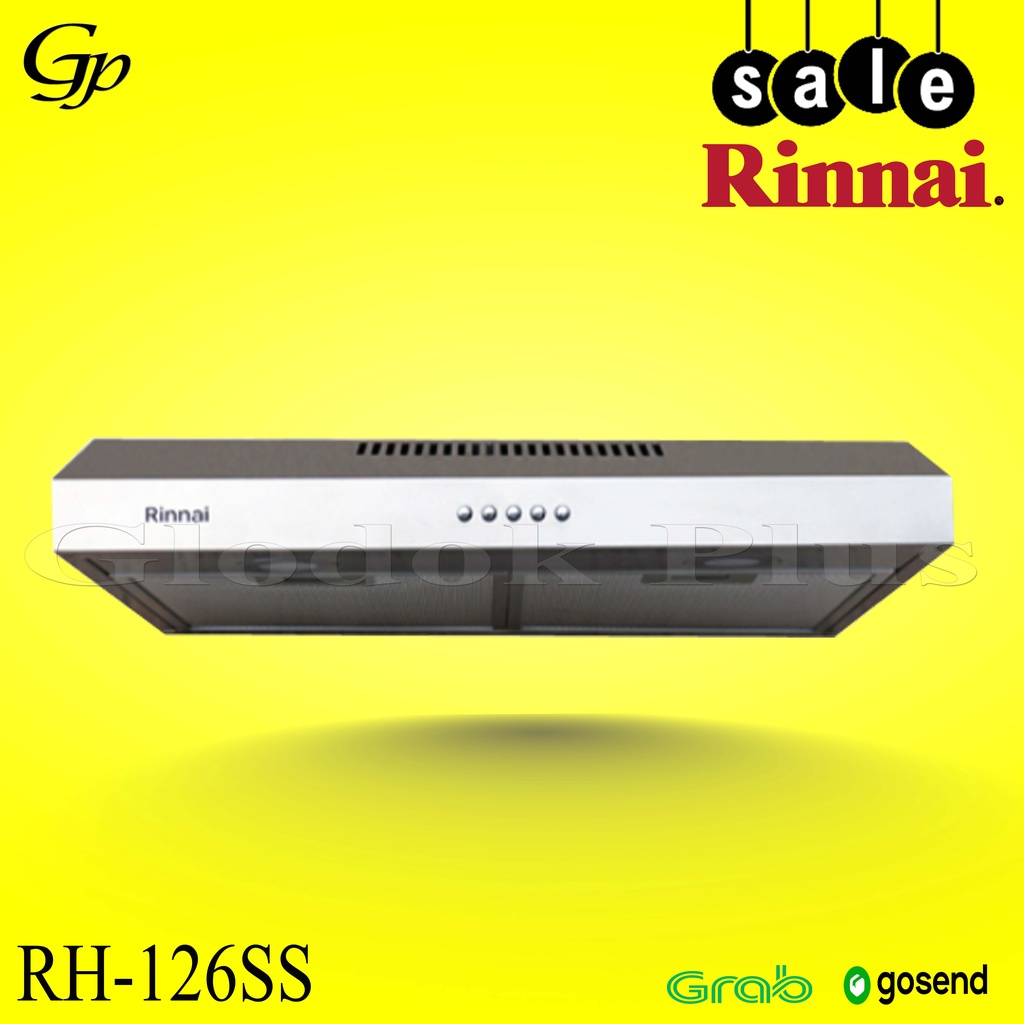 Rinnai RH-126SS Cooker Hood RH126SS penghisap asap 126 SS Rinai 60cm