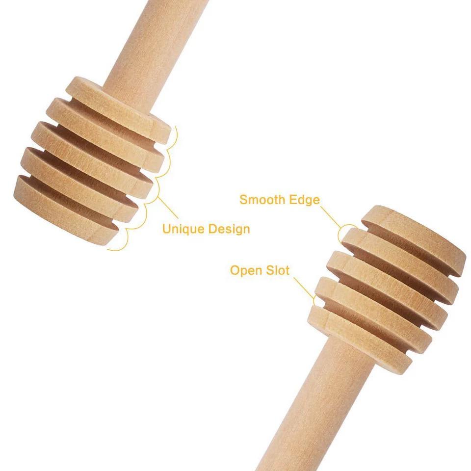 mini wood honey stick stir bar / sendok kayu madu kecil / wooden honey dripper