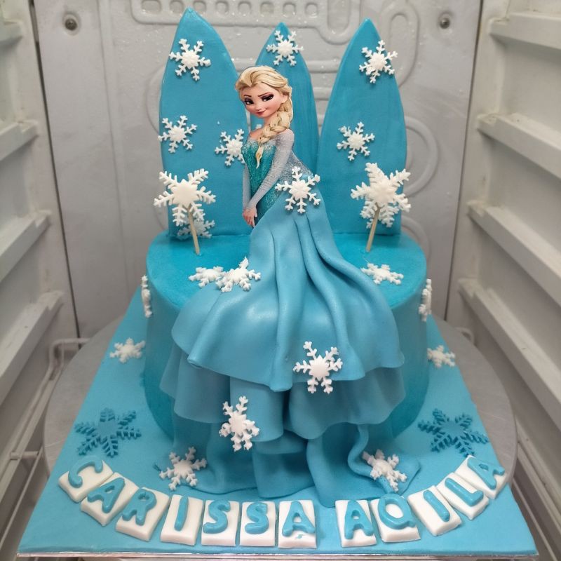 

kue ulang tahun frozen