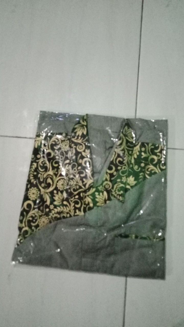 Kemeja Batik Kombinasi Pria Lengan Pendek & Panjang Terlaris & Termurah ,size M, L, Xl ( Original )