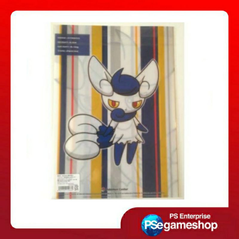 Offering Bag Pokemon Center 2013 Meowstic (Female) A4 Size File Folder ( official )