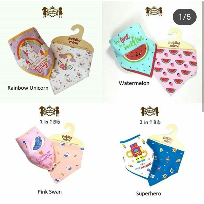 Petite Mimi - Triangle BIB 2in1 Karakter