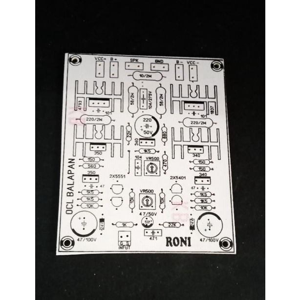 Jual PCB Power Amplifier OCL BALAP OCL Lapangan Fiber Indonesia|Shopee
