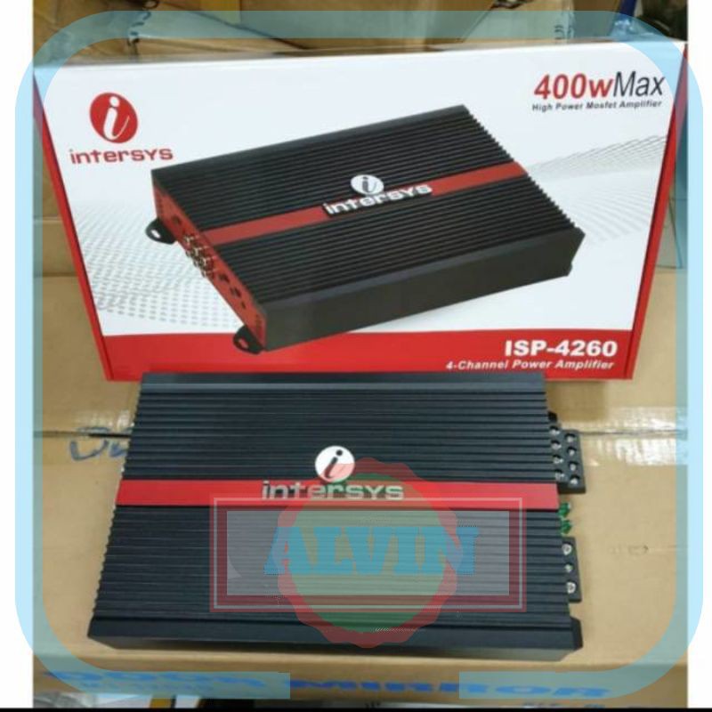 Power Amplifier 4 Channel Intersys Isp-4260 Mobil Universal AV