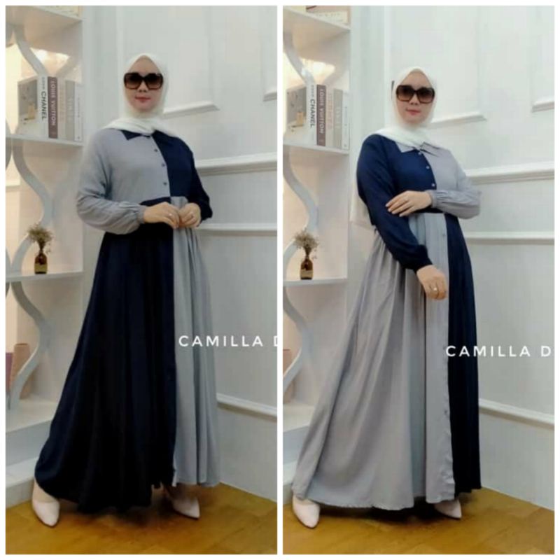 CAMILLA DRESS | GAMIS | DRESS KOMBINASI | MAXI DRESS | GAMIS KOMBINASI