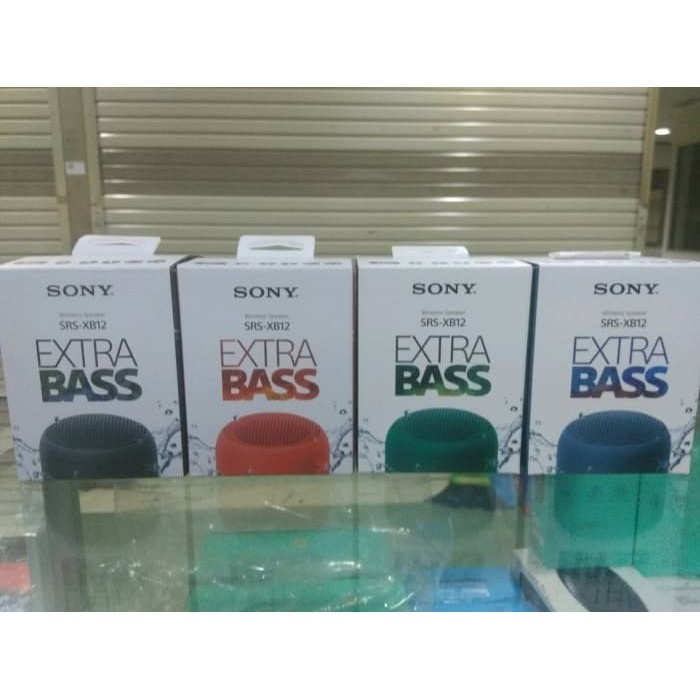 Sony SRS- XB12 / XB 12 - Extra Bass Portable Bluetooth Speaker - Garansi Resmi