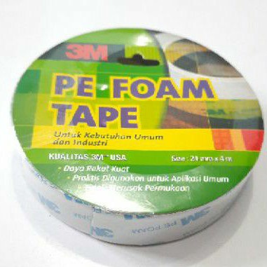 

Double Tape 3M 1600 PE Foam Tape 24mm x 4Meter ORIGINAL (A1186)