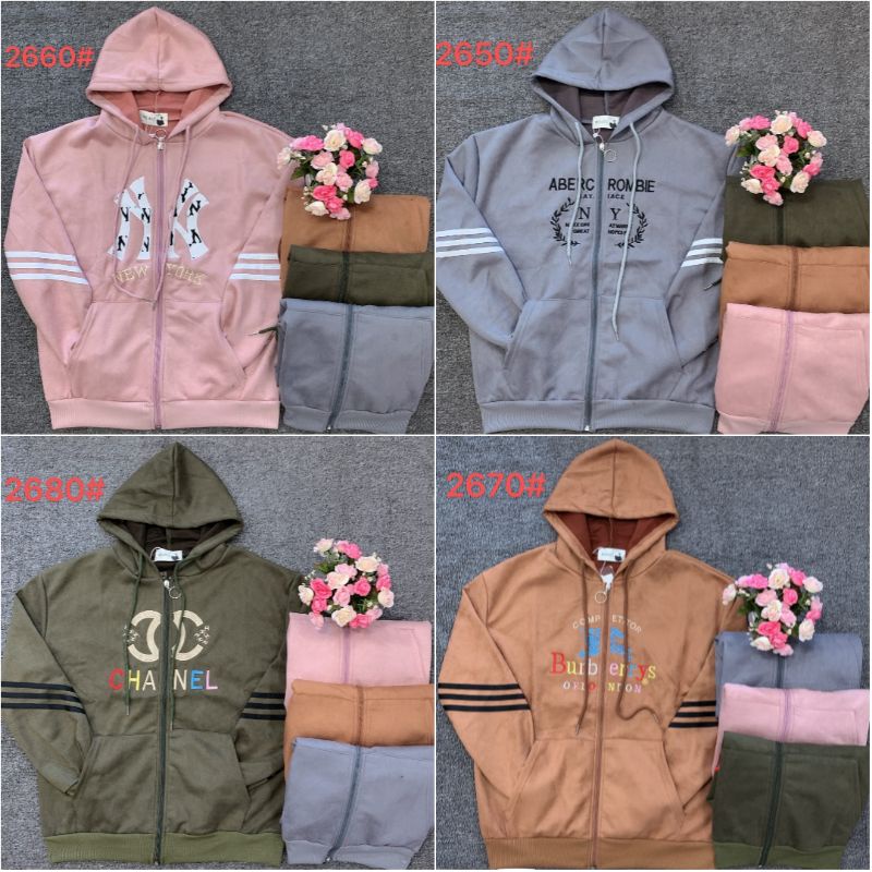 Jaket Suede Import Wanita Fashion XL Besar-2
