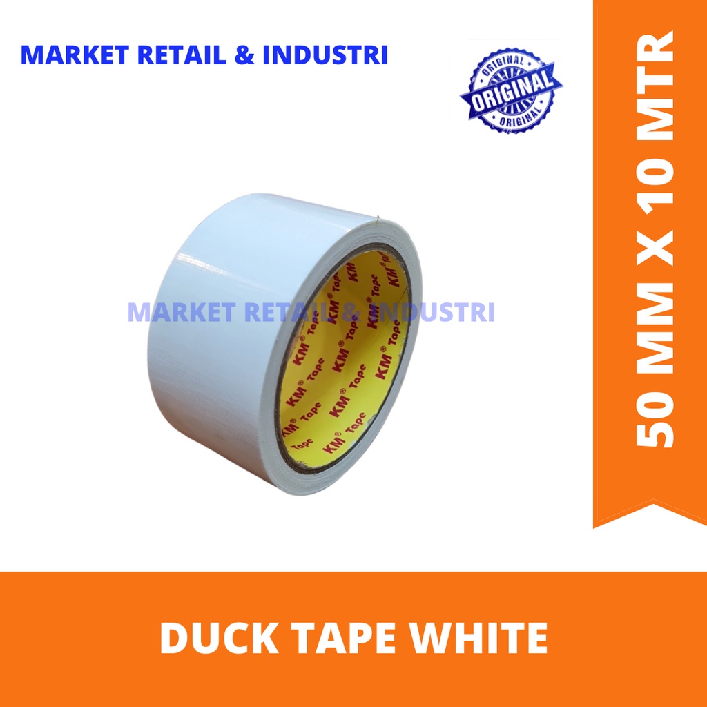 

Duck Tape - Lakban kain - Lakban jilid white