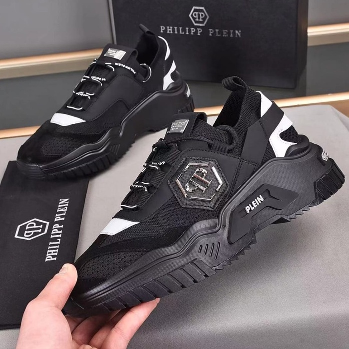 sepatu phillipp plein sneaker pria mirror sepatu pp cowok new top branded p1shoes