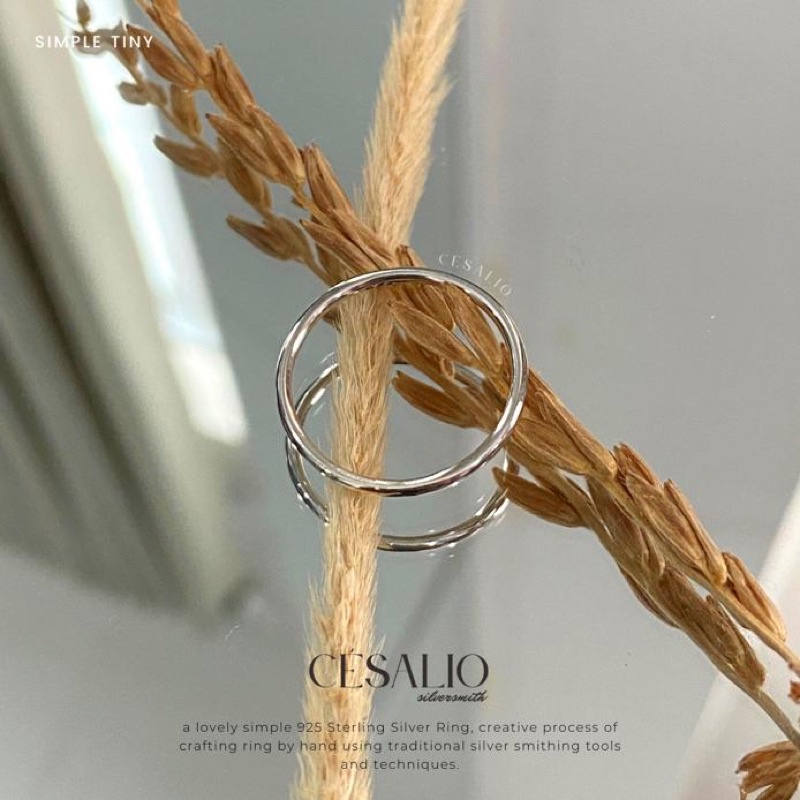 Cincin Wanita Perak Bali 925 | Tiny Series - Simple