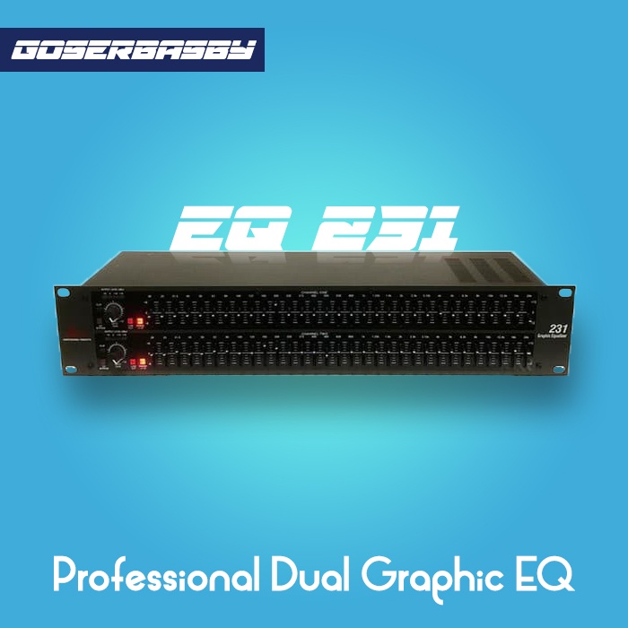 BMG EQ 231 B Equalizer Dual Graphic