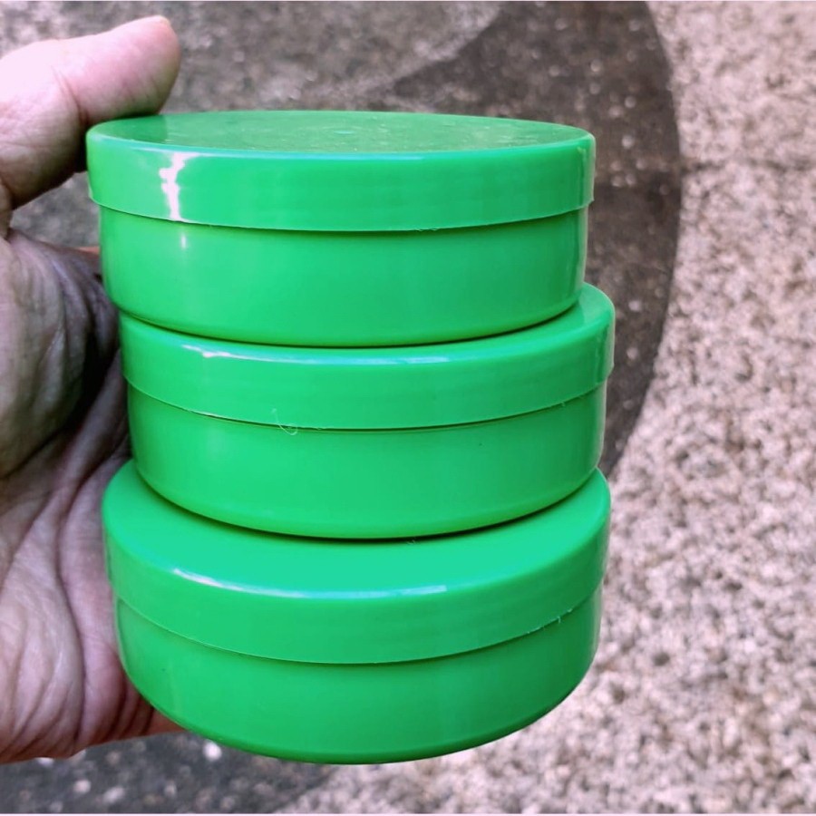 Pot Lulur 200ml Wadah Tempat Pomade Hijau 250 gram