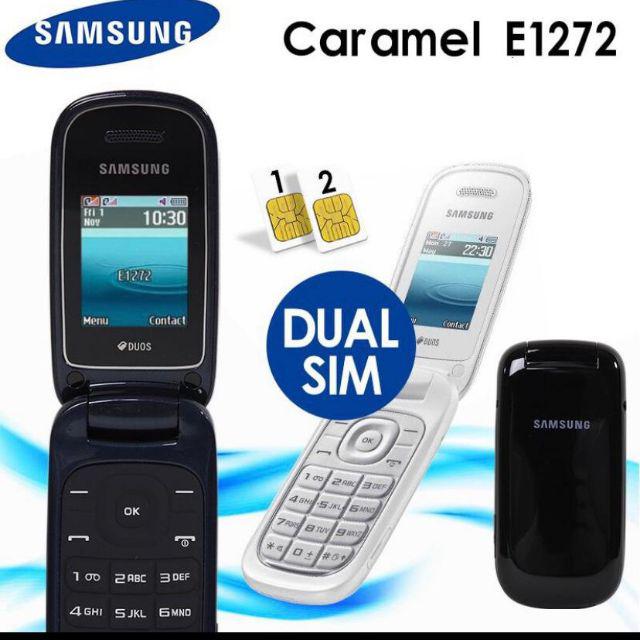 Handphone HP Samsung Flip GT-1272 Dual SIM-Hitam