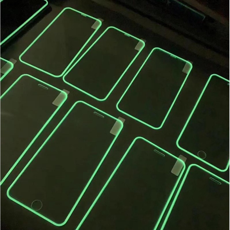 READY STOCK !! glow in the dark glass screen tempered glass for iphone