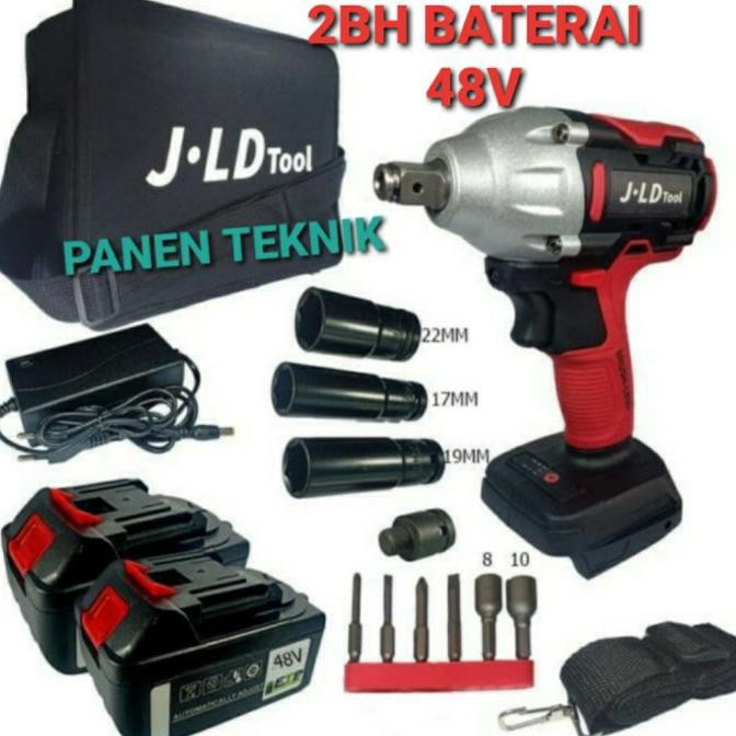 CORDLESS IMPACT WRENCH JLD BRUSHLESS 48V