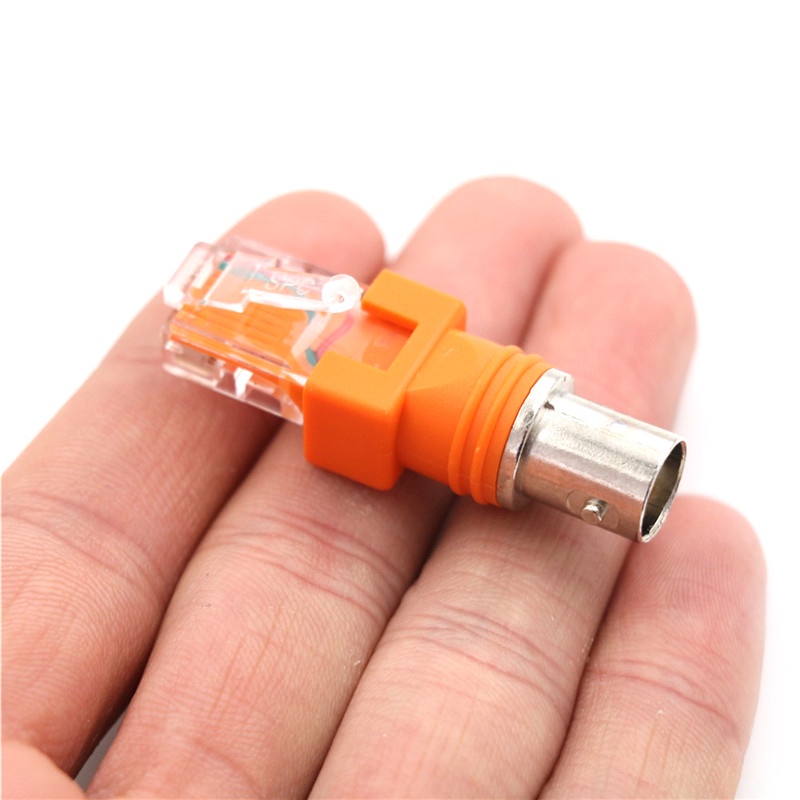 {LUCKID}BNC Female to RJ45 Male Coaxial Barrel Coupler Adapter RJ45 to RF Connector