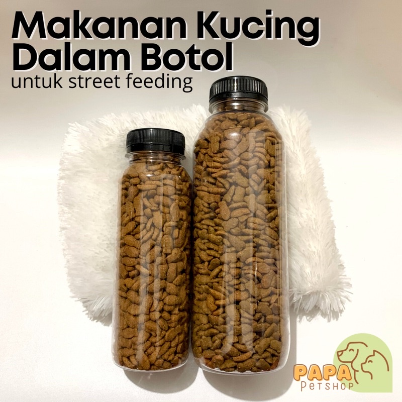 Makanan Kucing untuk Cat Street Feeding Bottle Pakan Dalam Botol