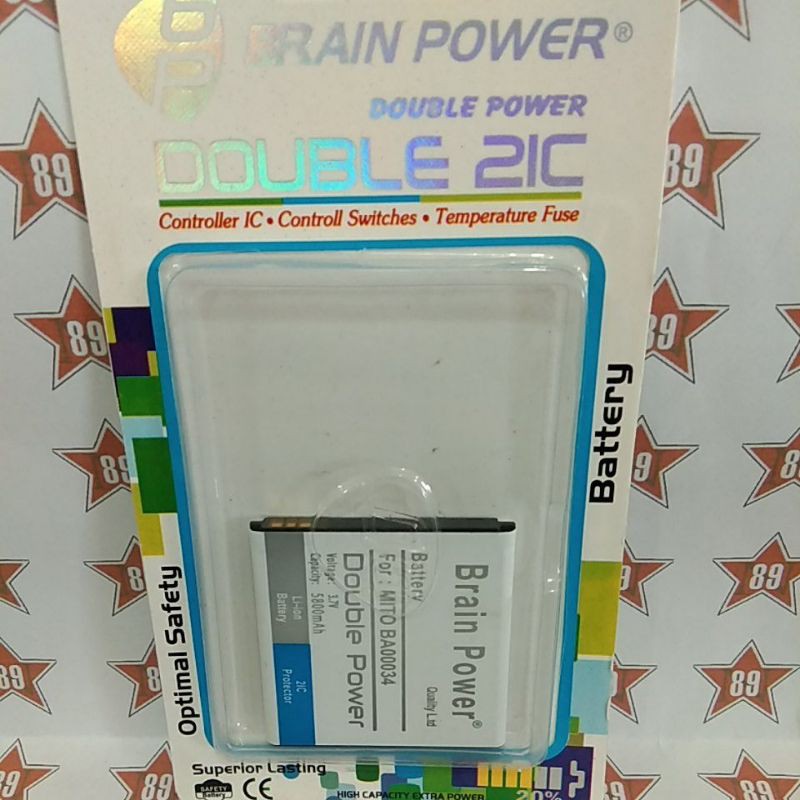 Battery batre Mito Ba00034 Brain power