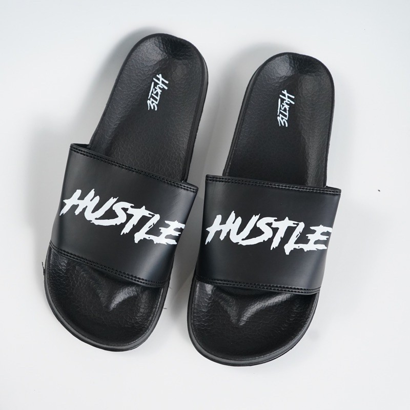 sandal slop basic polos / slipper slop pria-Motif 8