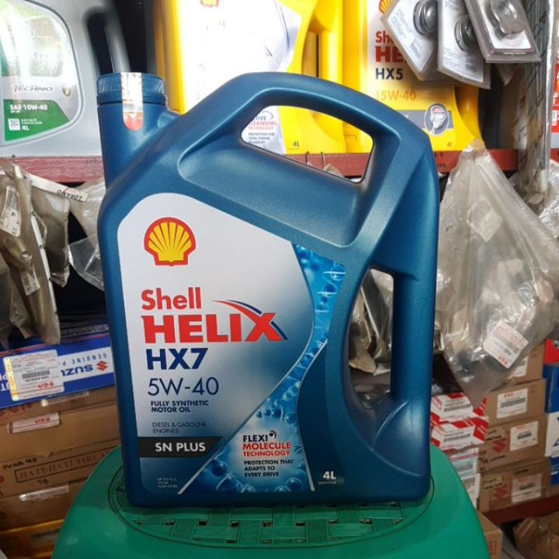 ORI OLI SHELL HELIX HX7 SAE 10W-40 GALON 4 LITER
