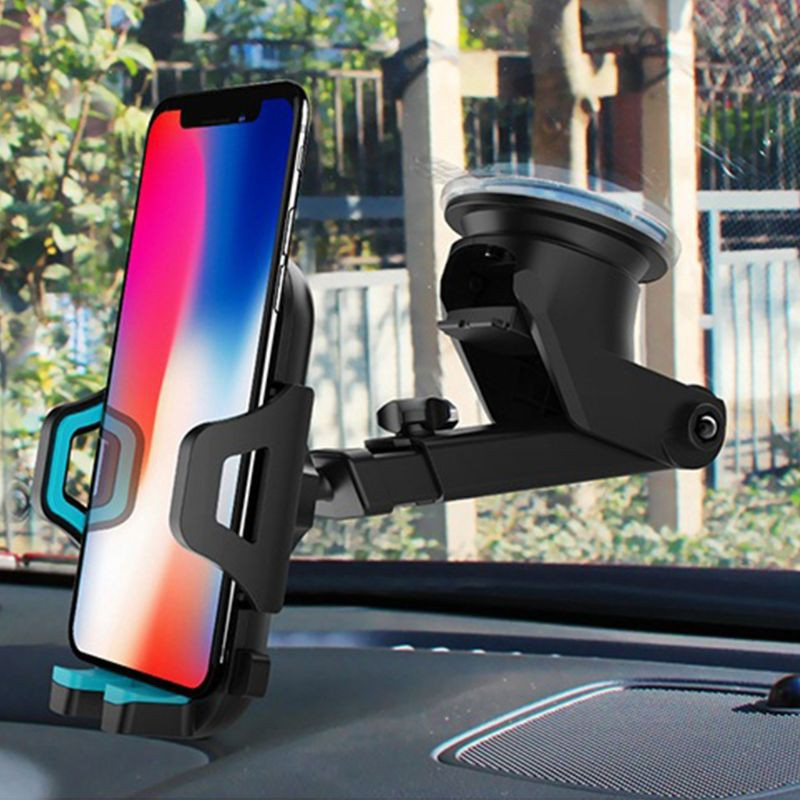 VIVI   360° Rotate Universal GPS Phone Car Mount Stand Windshield Dash Suction Cup Extendable Holder