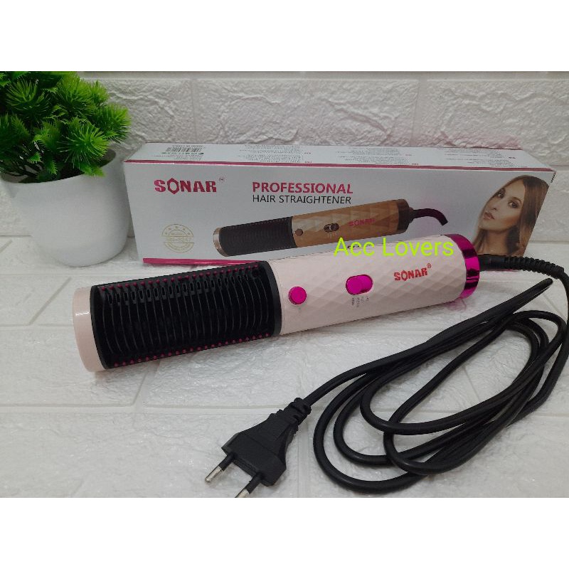 sisir catokan sekaligus hairdryer 2in1 sonar sisir blow catok murah